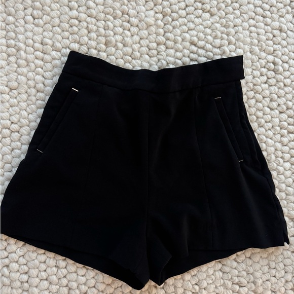 H&M Pants - H&M Black High Waist Shorts Tailored Fit Dressy